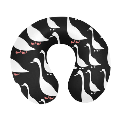 Goose Pattern Print Design 01 U-Shaped Travel Neck Pillow