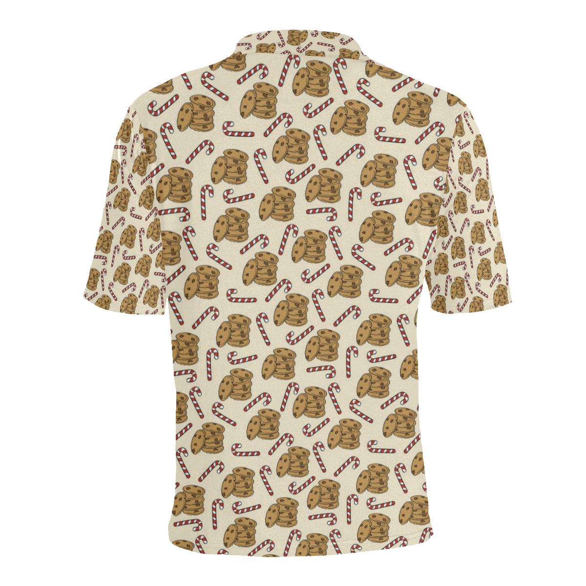 Cookie Pattern Print Design 04 Men Polo Shirt
