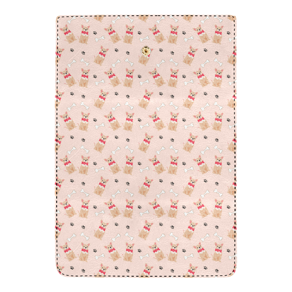 Chihuahua Pattern Print Design 04 Women's Trifold Wallet