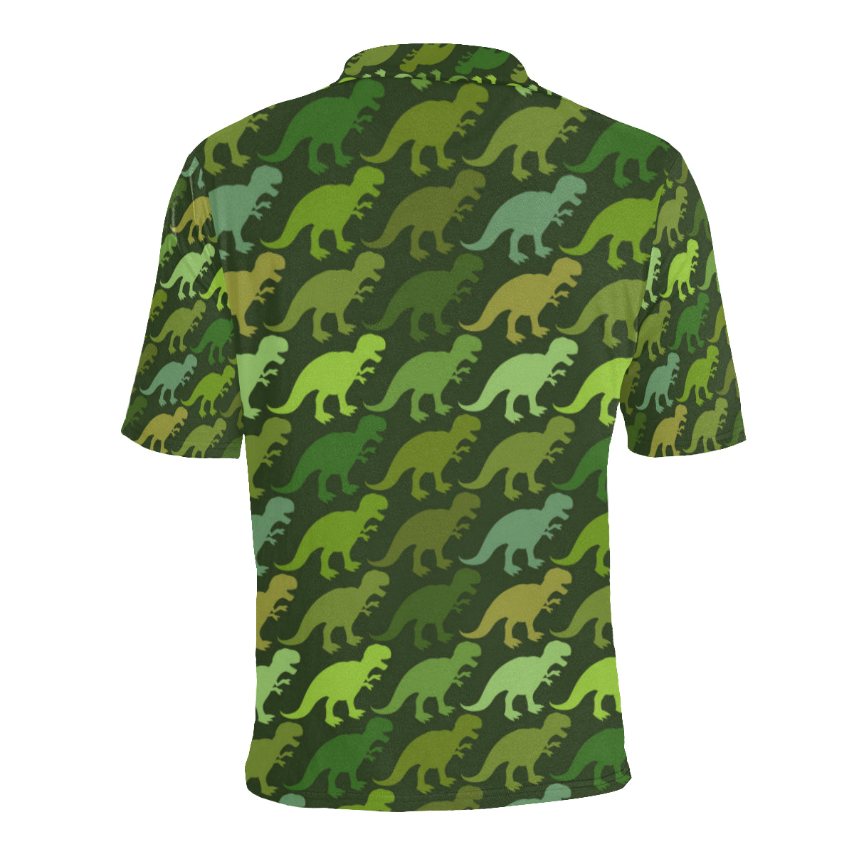 T Rex Pattern Print Design A03 Men Polo Shirt
