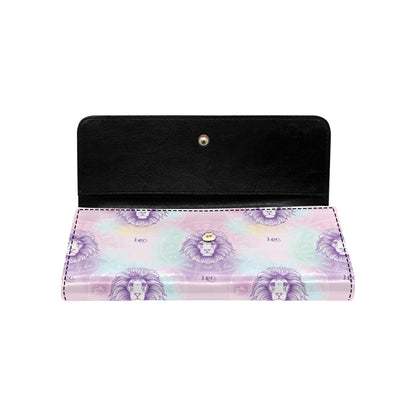 Leo Pattern Print Design 03 Women's Trifold Wallet