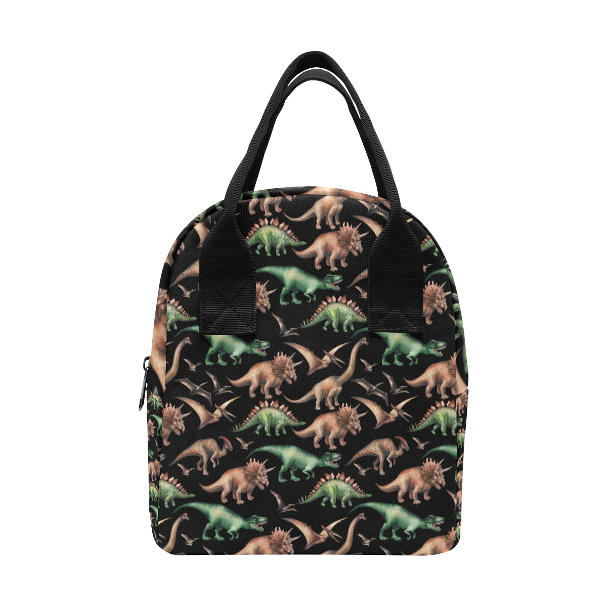 Dinosaur Print Pattern Insulated Lunch Bag