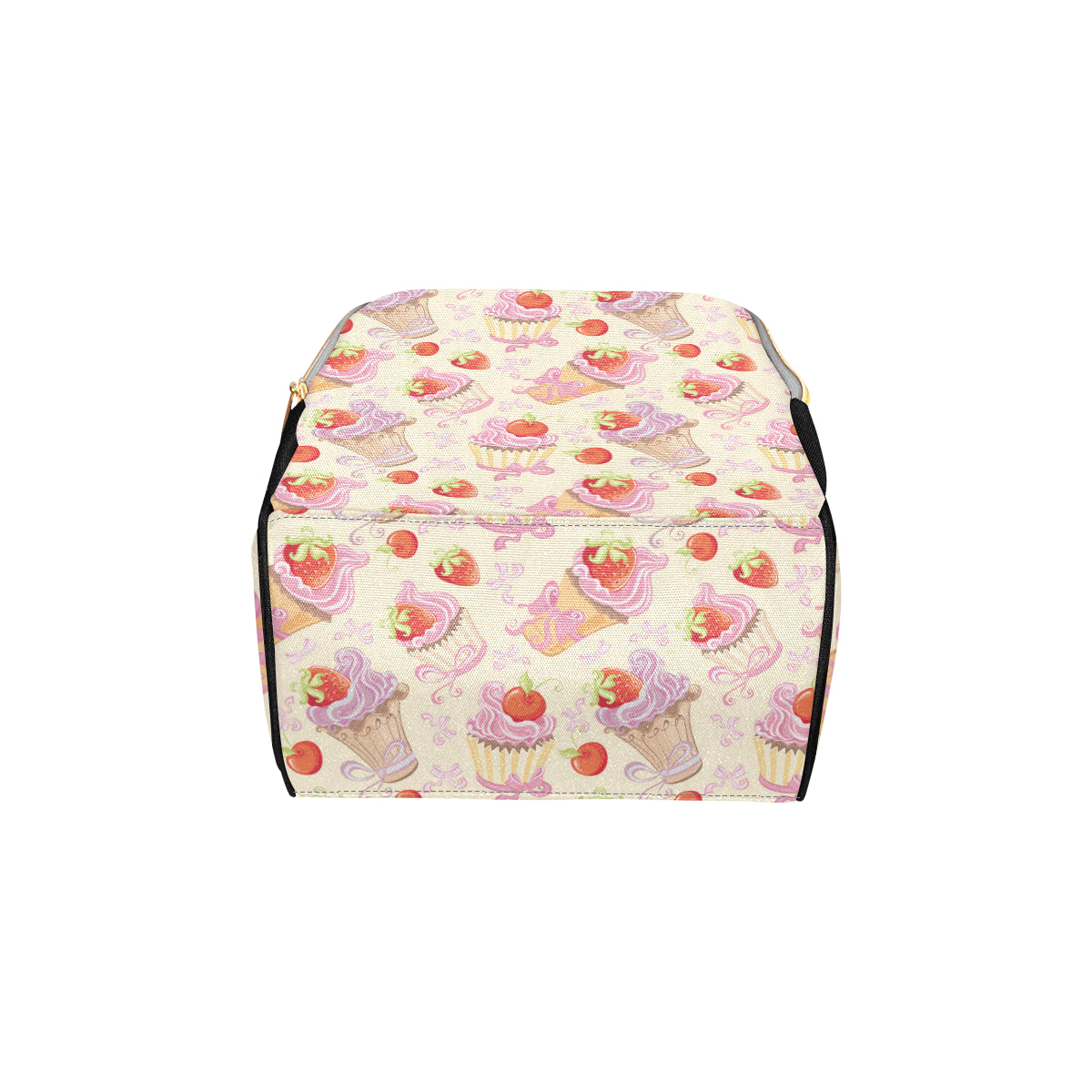 Strawberry Pink CupCake Diaper Bag Backpack