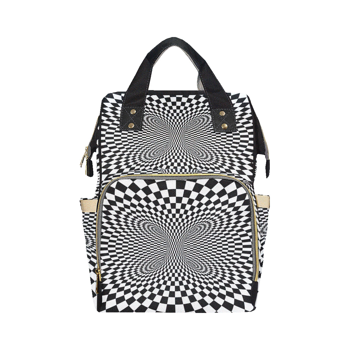 Optical illusion Projection Torus Diaper Bag Backpack
