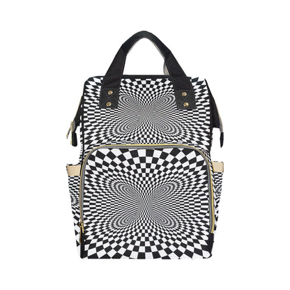 Optical illusion Projection Torus Diaper Bag Backpack