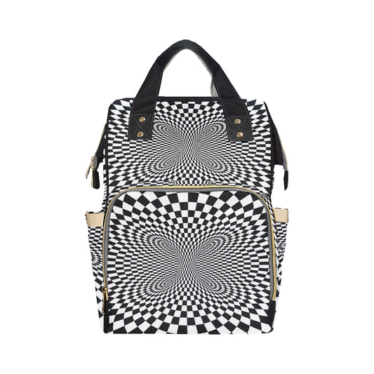 Optical illusion Projection Torus Diaper Bag Backpack