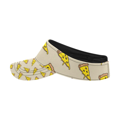 Pizza Pattern Print Design A04 Unisex Sun Visor