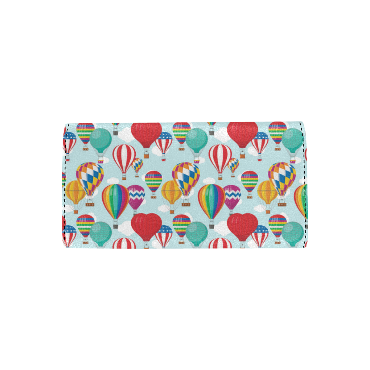 Ballon Pattern Print Design 07 Women's Trifold Wallet