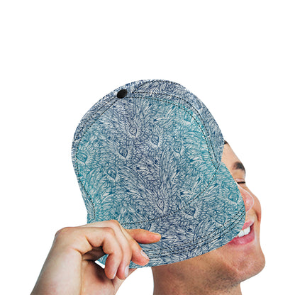 Angel Wings Boho Design Themed Print Snapback Cap