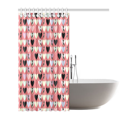 Chihuahua Pattern Print Design 01 Shower Curtain