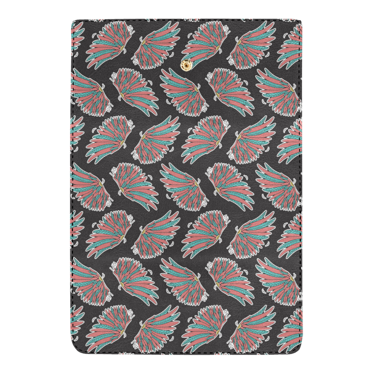 Angel Wings Pattern Print Design 05 Women's Trifold Wallet