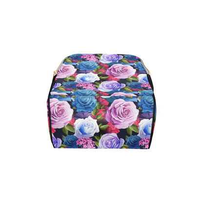 Rose Pattern Print Design RO09 Diaper Bag Backpack