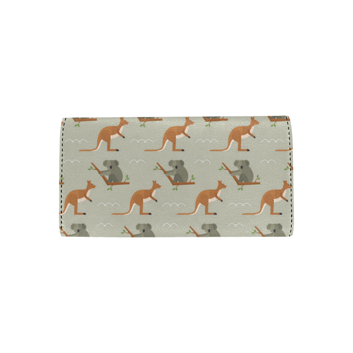 Koala Pattern Print Design 03 Women's Trifold Wallet