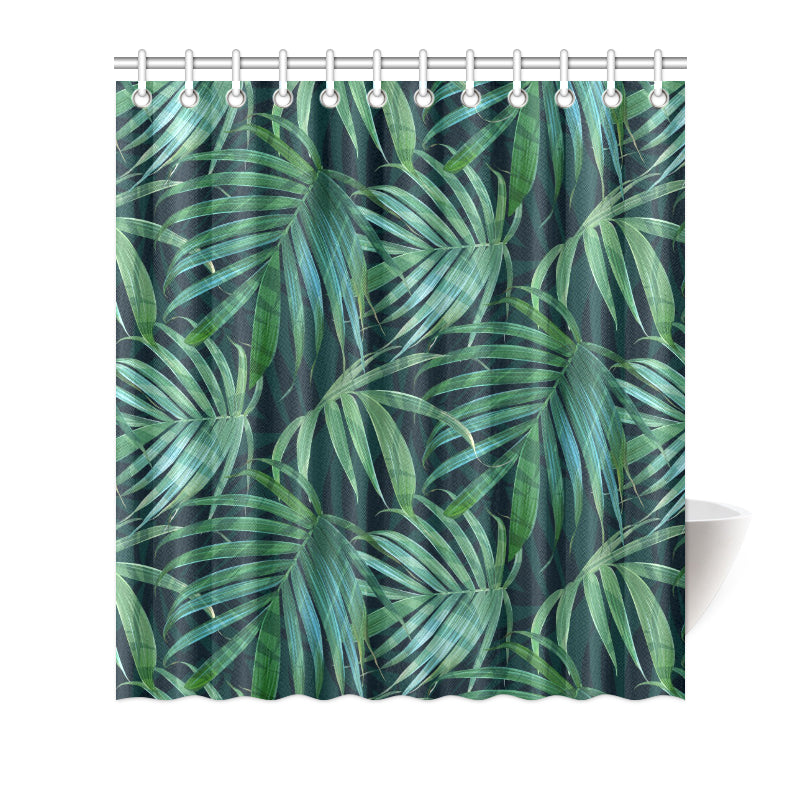 Tropical Flower Pattern Print Design TF011 Shower Curtain