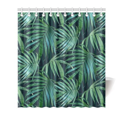 Tropical Flower Pattern Print Design TF011 Shower Curtain