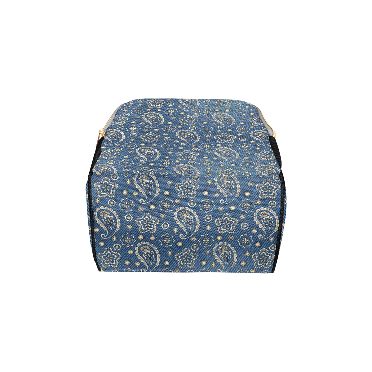 Jean Paisley Pattern Print Design 01 Diaper Bag Backpack