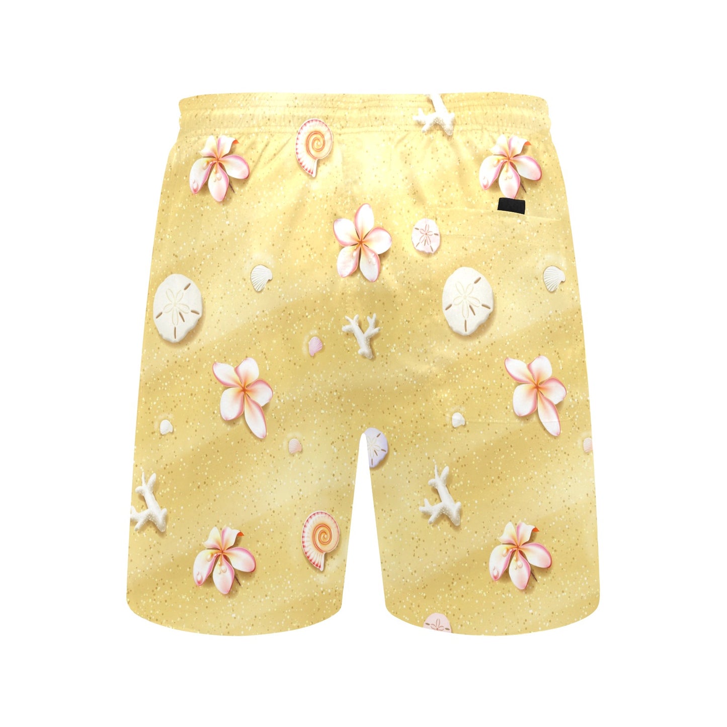 Beach Theme Print Men's Swim Trunks Beach Shorts