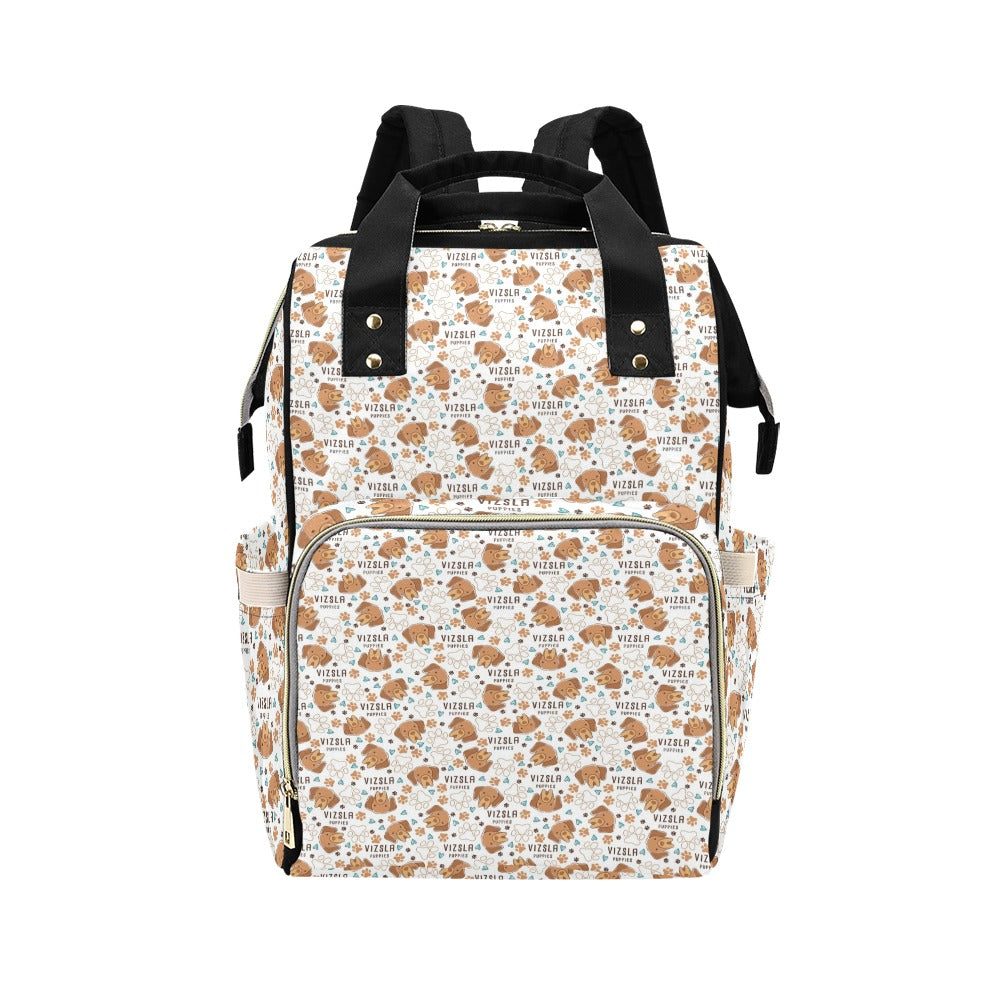 Vizslas Print Design LKS301 Diaper Bag Backpack