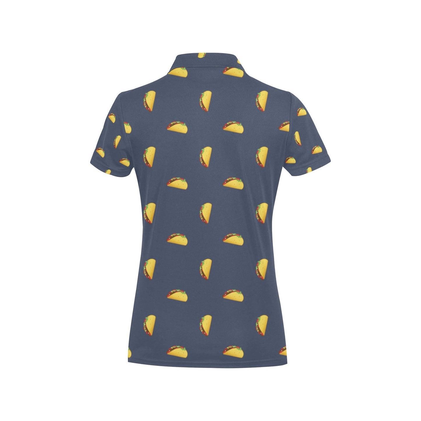 Taco Print Design LKS305 Women's Polo Shirt