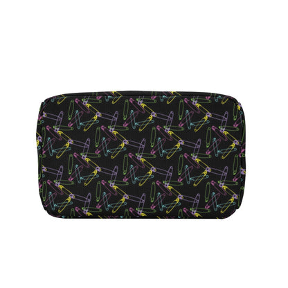 Safety Pin Print Design LKS304 Insulated Lunch Bag