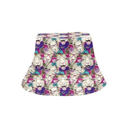 Sheep Print Design LKS403 Unisex Bucket Hat