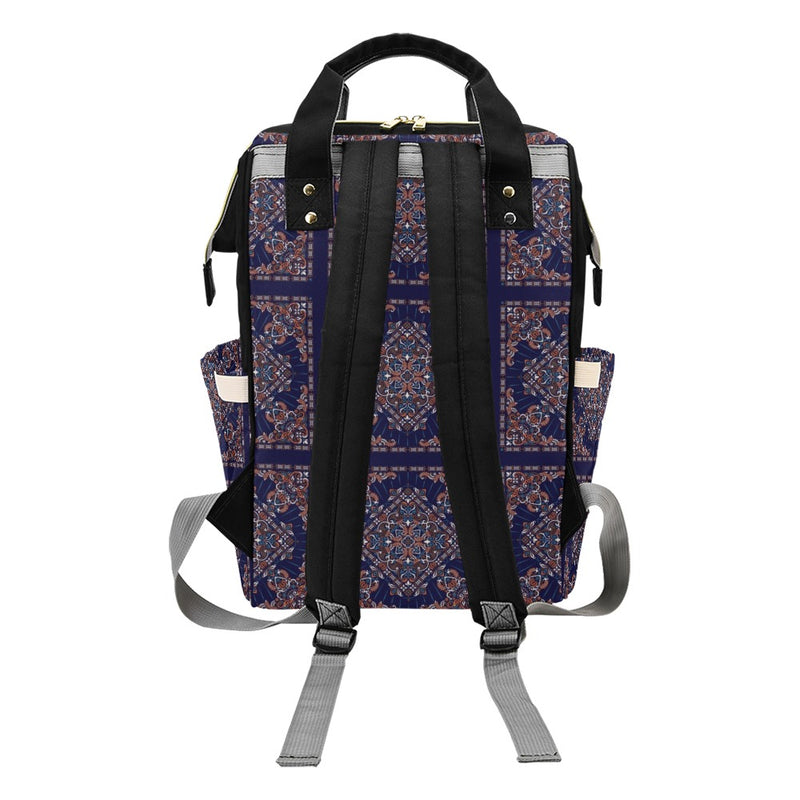 Bandana Print Design LKS3012 Diaper Bag Backpack