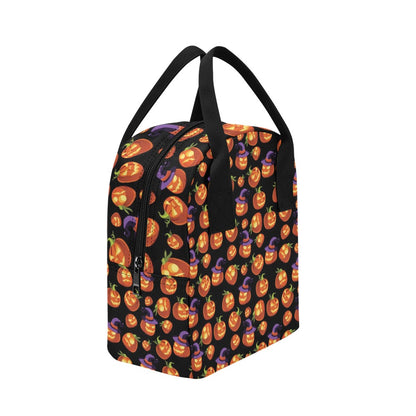 Witch Pumpkin Halloween Print LKS302 Insulated Lunch Bag