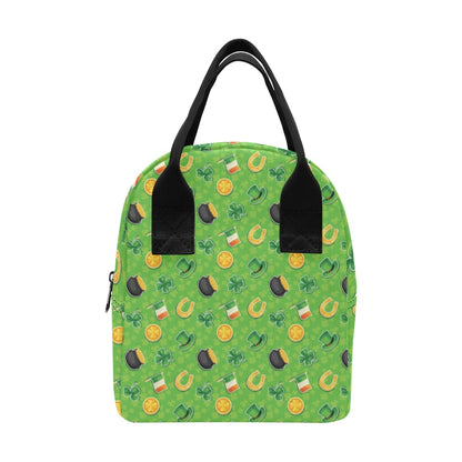 Shamrock Saint Patrick's Day Print Design LKS302 Insulated Lunch Bag
