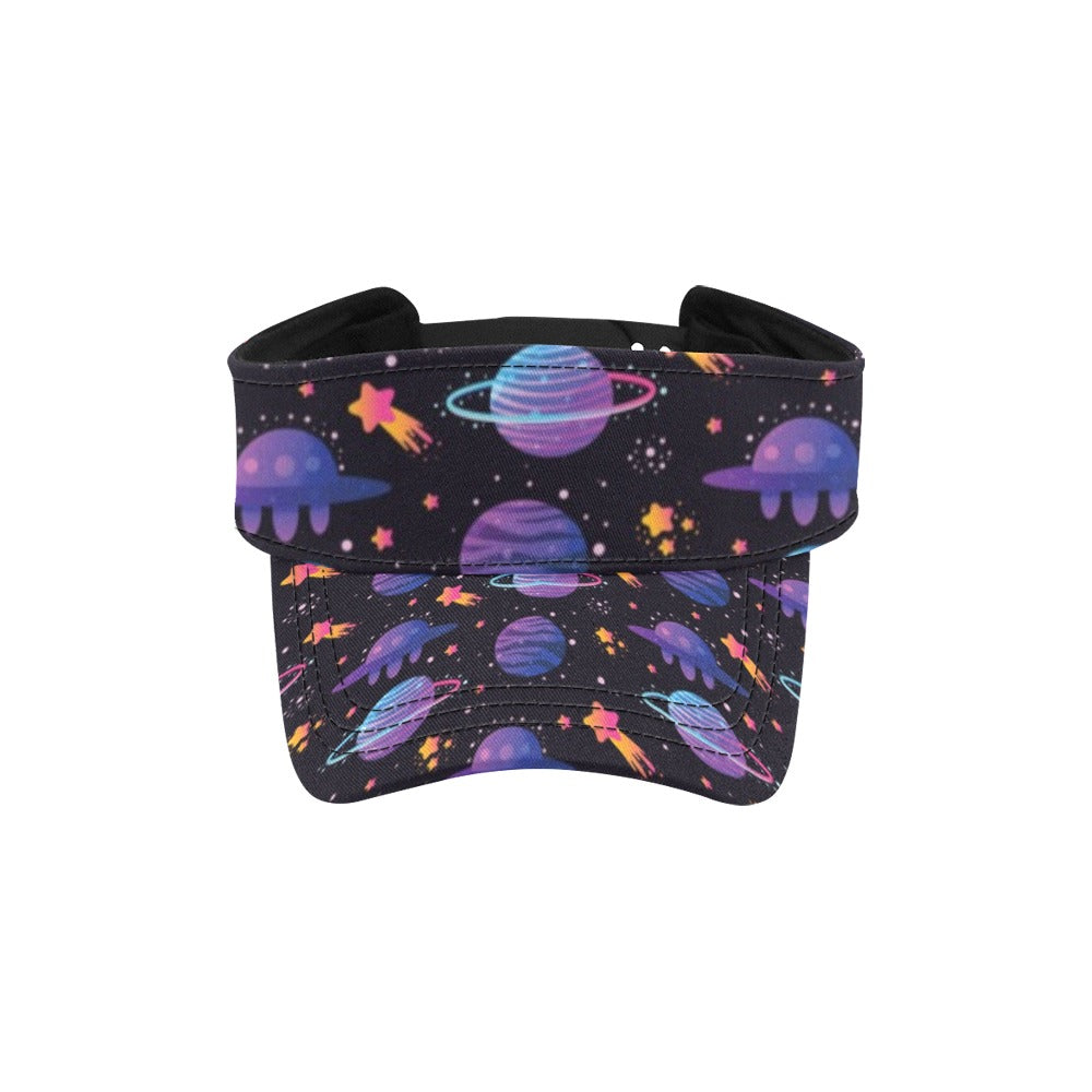 UFO Star Galaxy Print Design LKS308 Unisex Sun Visor