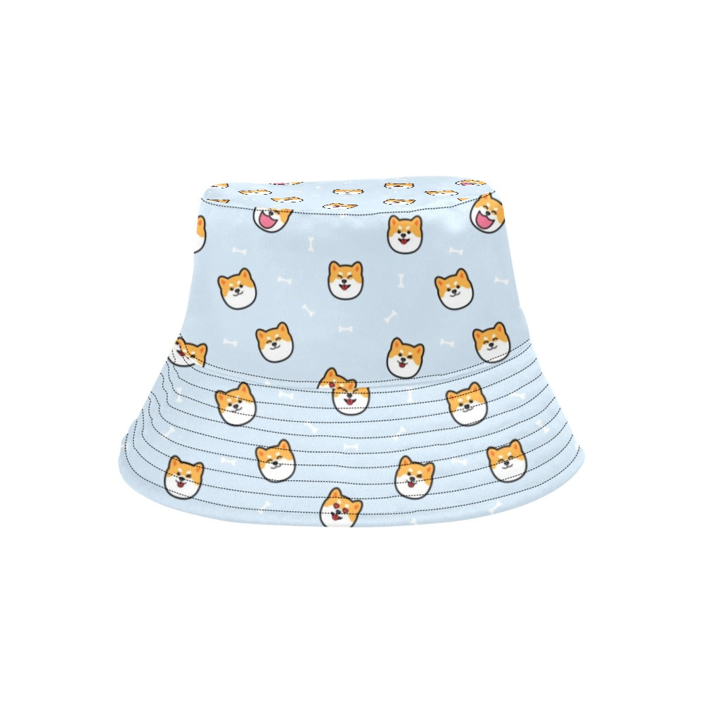 Shiba Inu Print Design LKS3012 Unisex Bucket Hat