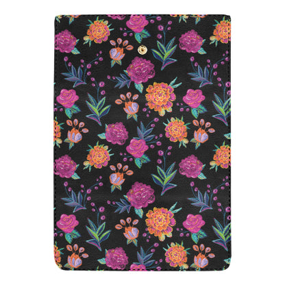 Marigold Pattern Print Design MR02 Women's Trifold Wallet