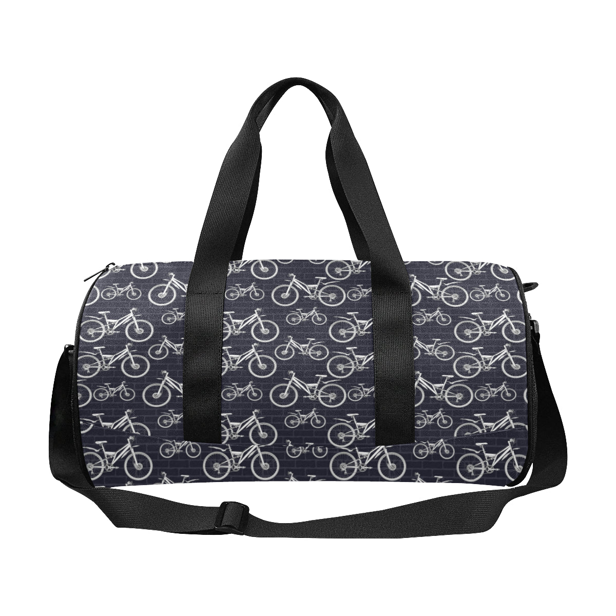 Mountain bike Pattern Print Design 02 Duffel Bag