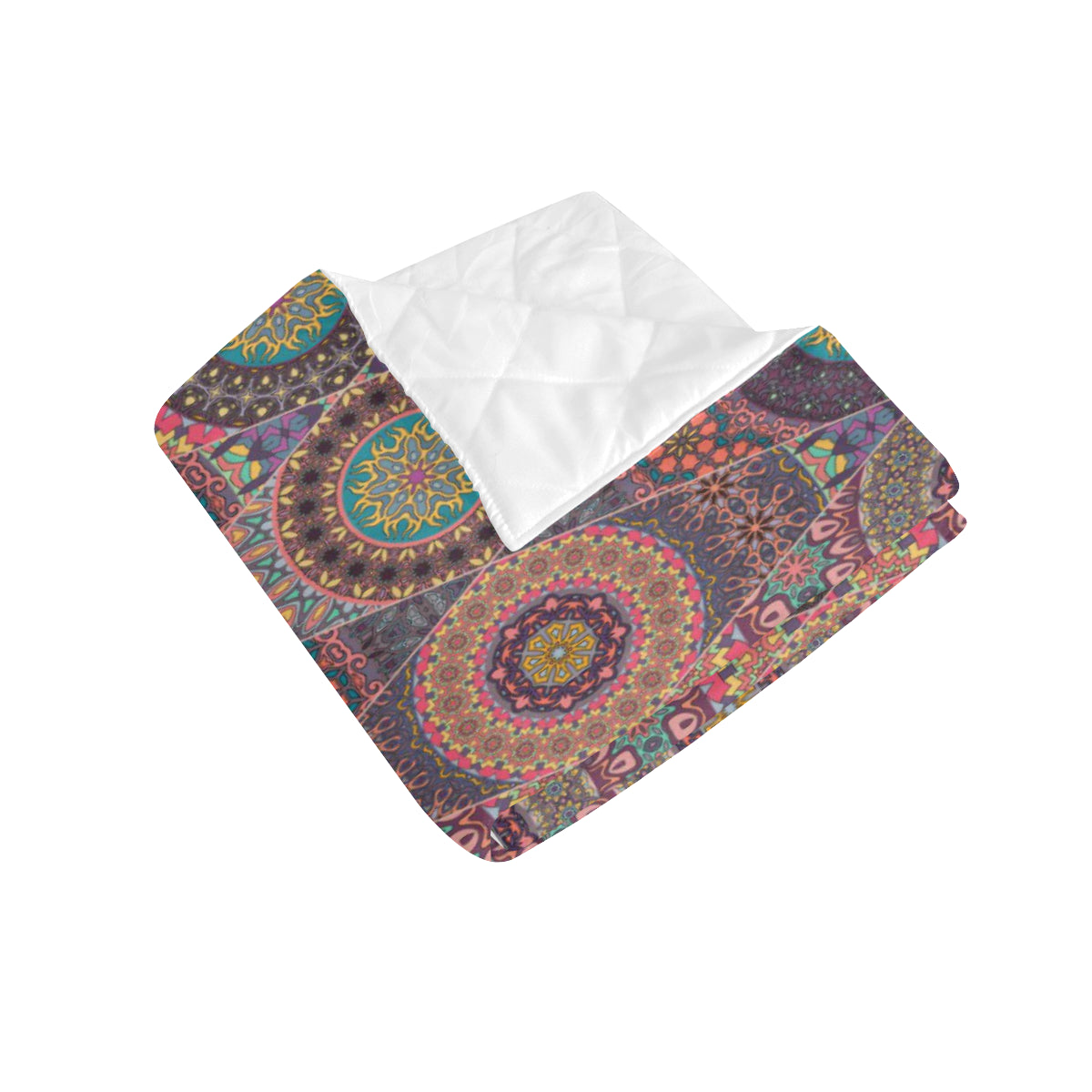 Bohemian Pattern Print Design 07 Premium Quilt