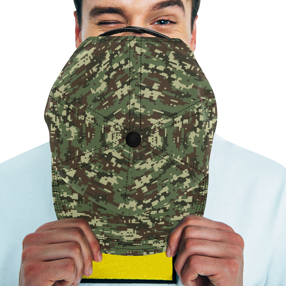 ACU Digital Army Camouflage Snapback Cap