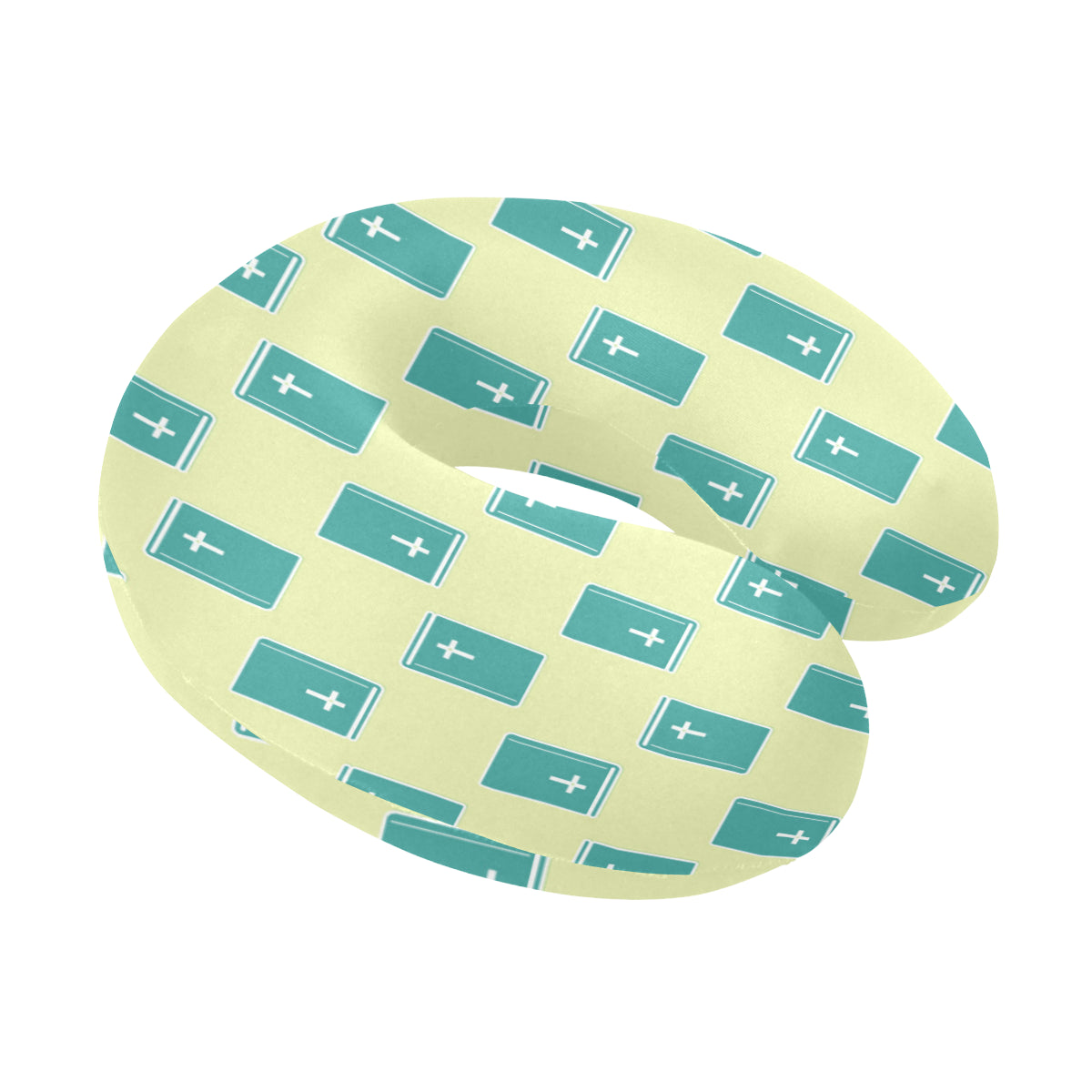 Bible Pattern Print Design 04 U-Shaped Travel Neck Pillow