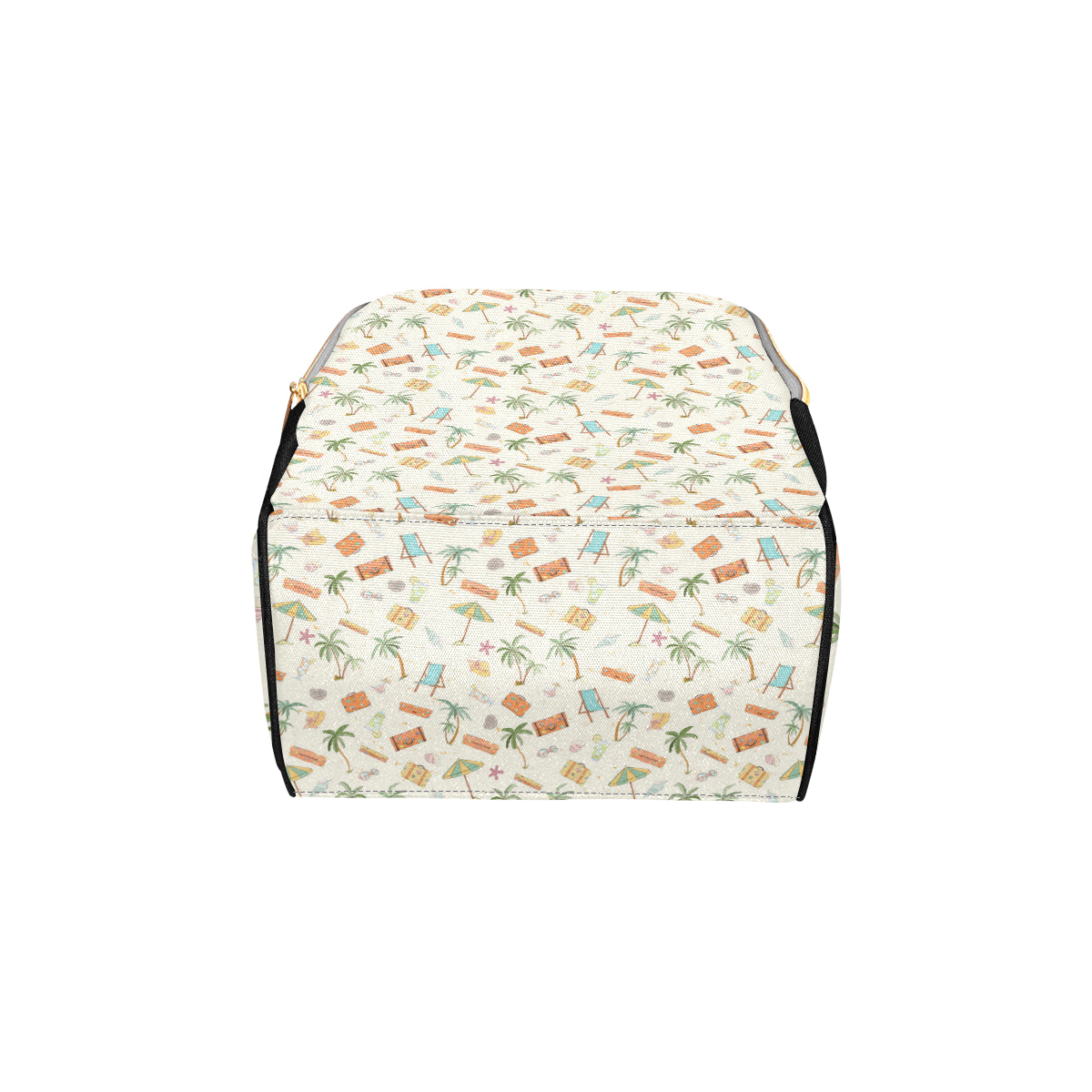 Beach Themed Pattern Print Design 05 Diaper Bag Backpack