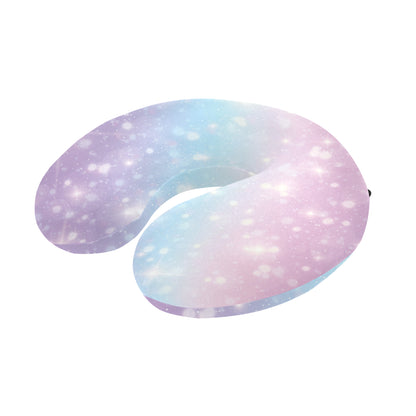 Cosmic Pastel Pattern Print Design 02 U-Shaped Travel Neck Pillow