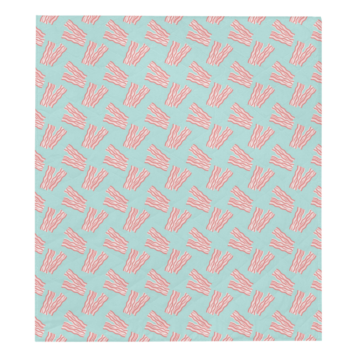 Bacon Pattern Print Design 04 Premium Quilt