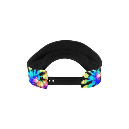 Tie Dye Rainbow Design Print Unisex Sun Visor