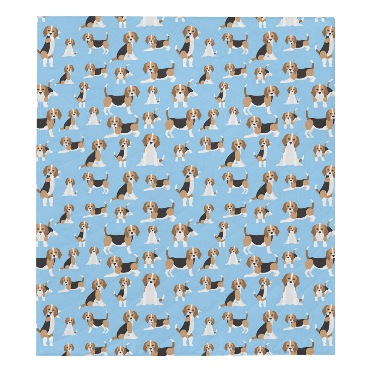 Beagle Pattern Print Design 03 Premium Quilt