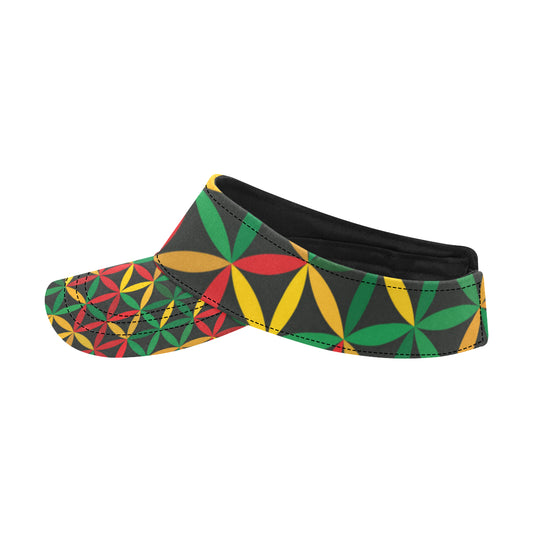 Rasta Pattern Print Design A04 Unisex Sun Visor