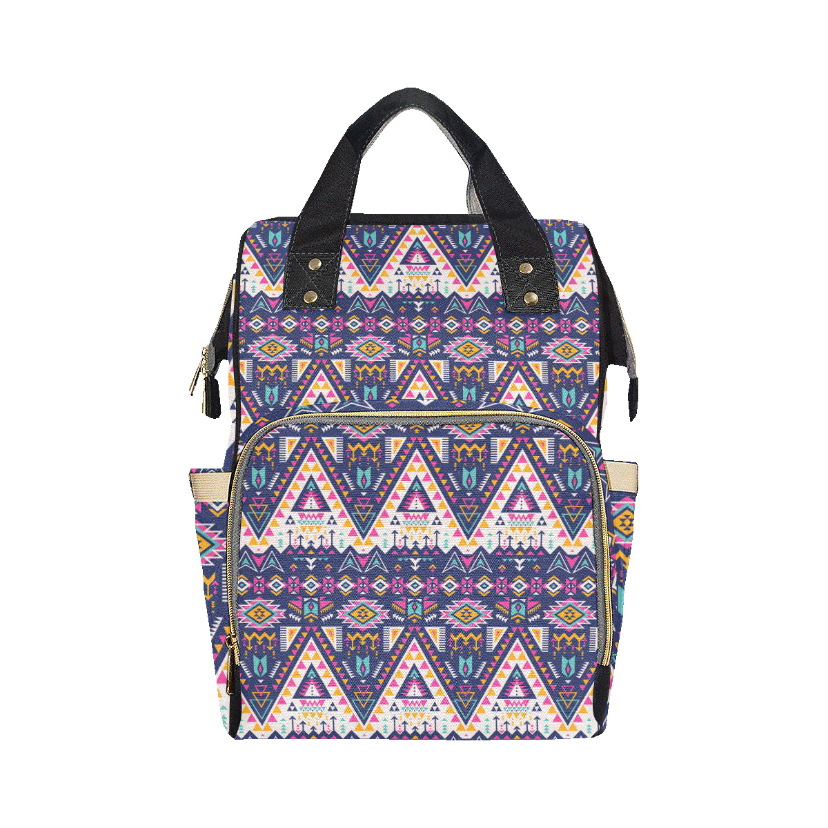 Pink Tribal Aztec native american Diaper Bag Backpack