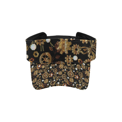 Steampunk Butterfly Design Themed Print Unisex Sun Visor