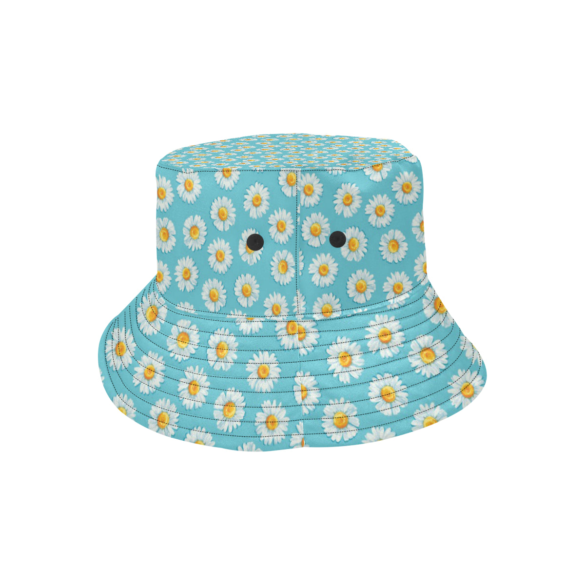 Daisy Pattern Print Design DS03 Unisex Bucket Hat