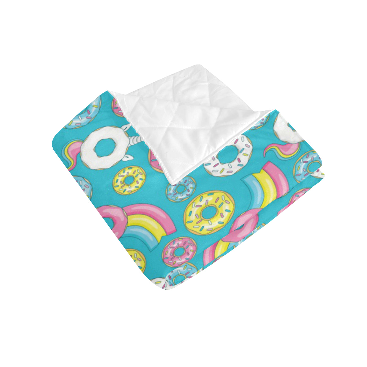 Donut Pattern Print Design DN013 Premium Quilt