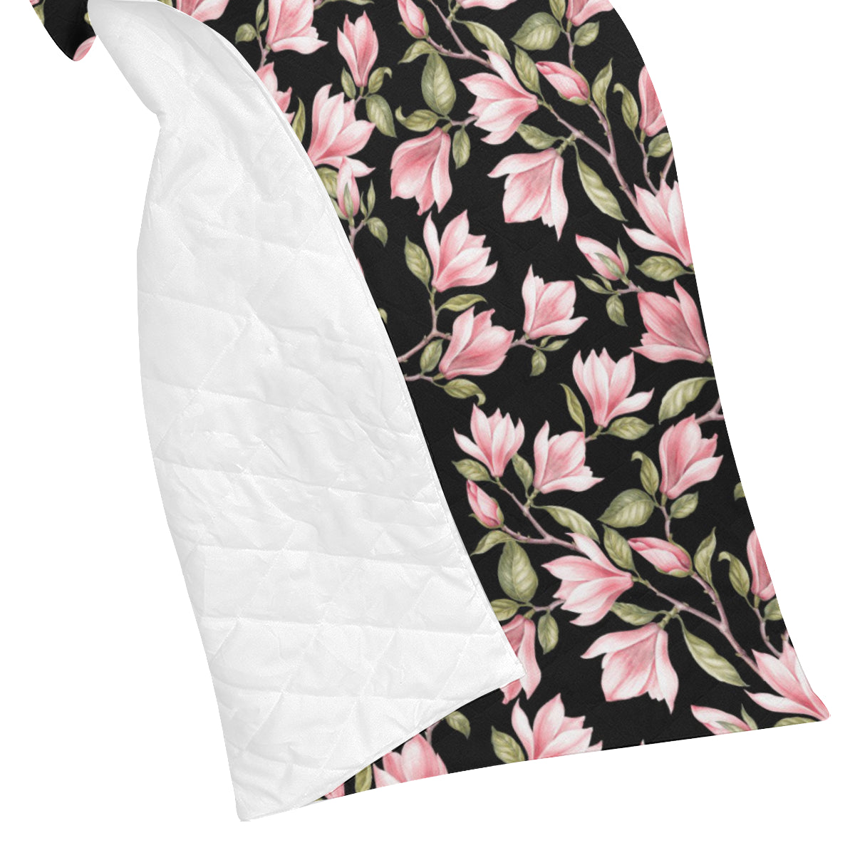 Magnolia Pattern Print Design MAG03 Premium Quilt