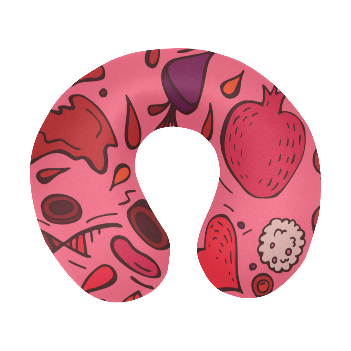 Phlebotomist Pattern Print Design A01 U-Shaped Travel Neck Pillow