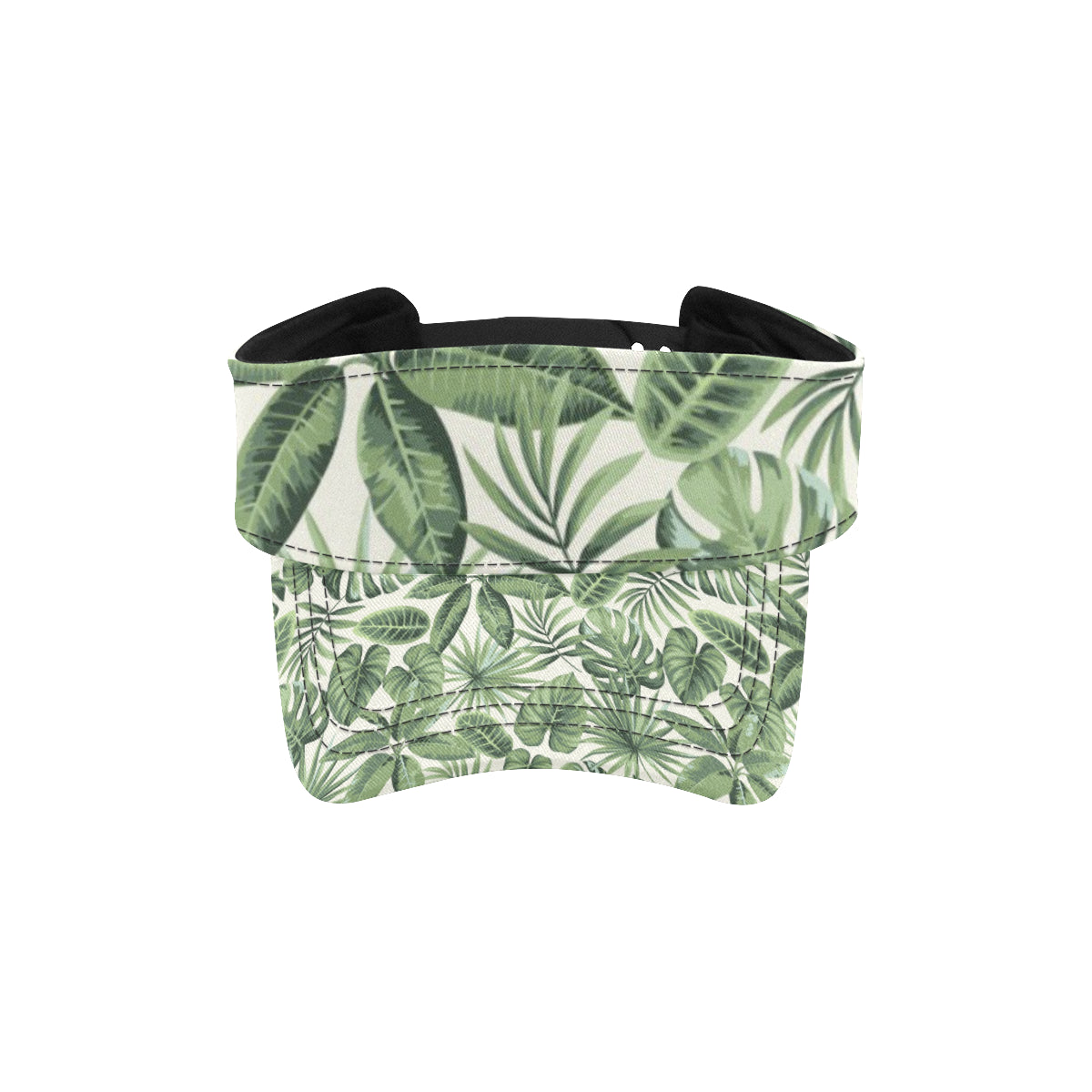 Palm Leaves Pattern Print Design PL014 Unisex Sun Visor