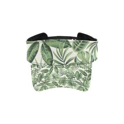 Palm Leaves Pattern Print Design PL014 Unisex Sun Visor