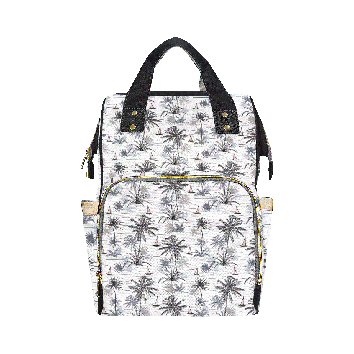 Pacific island Pattern Print Design A04 Diaper Bag Backpack